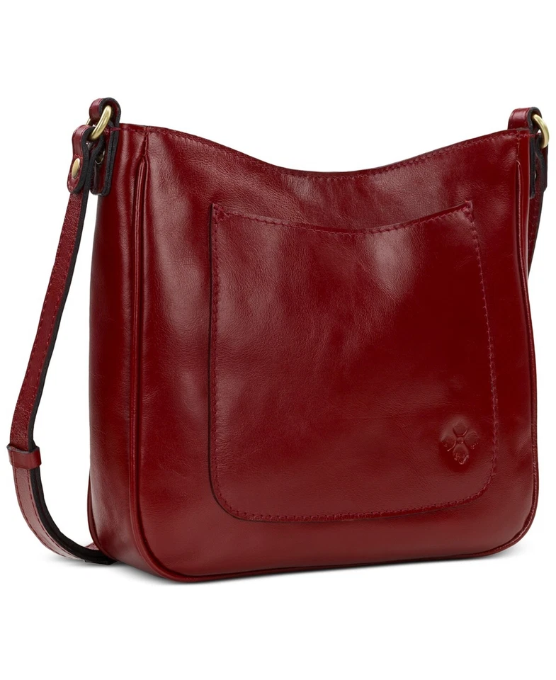 Patricia Nash Emeline Crossbody Ruby Red Gold