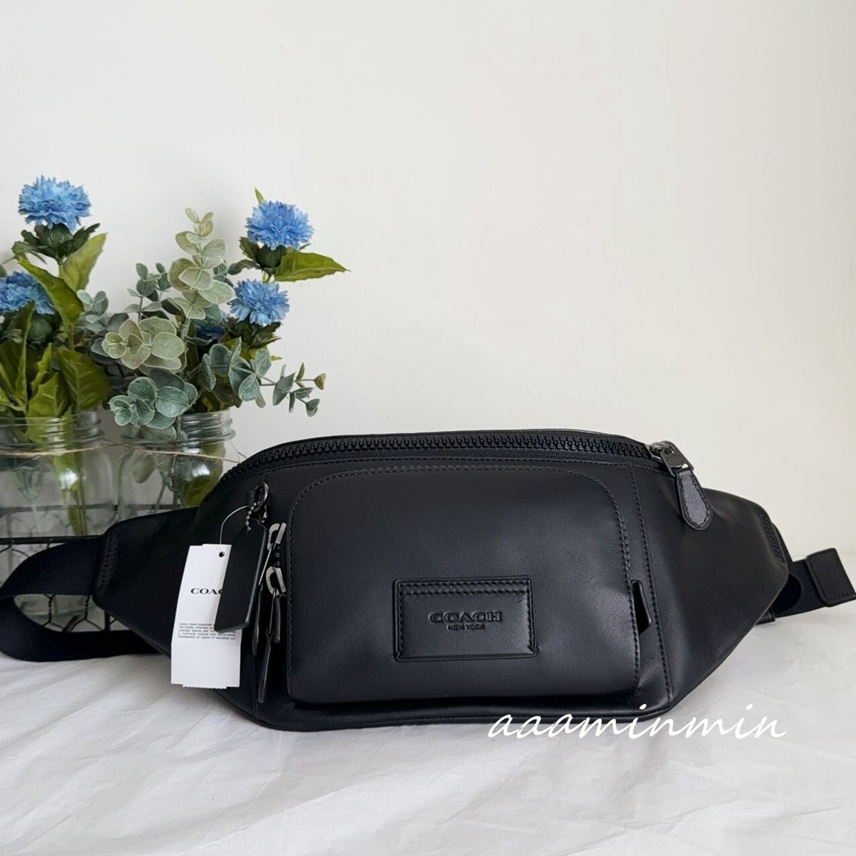 NWT Coach Track Belt Bag C2716