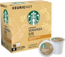 Starbucks Veranda Blend Coffee 16 to 96 Count Keurig K cups Pick Any Quantity