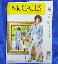 McCall's M7140 7140 Steampunk Victorian Skirt Jacket 6-14 New Costume Pattern