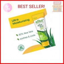 Alba Botanica AloeVera Gel for Skin, Cooling After Sun Treatment Body 3 tubes