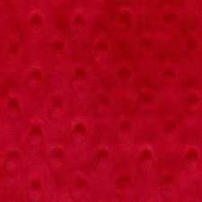 Shannon Red Dimple Dot Cuddle Solid 100 Polyester, 58/60" Wide Minky Fabric BTY