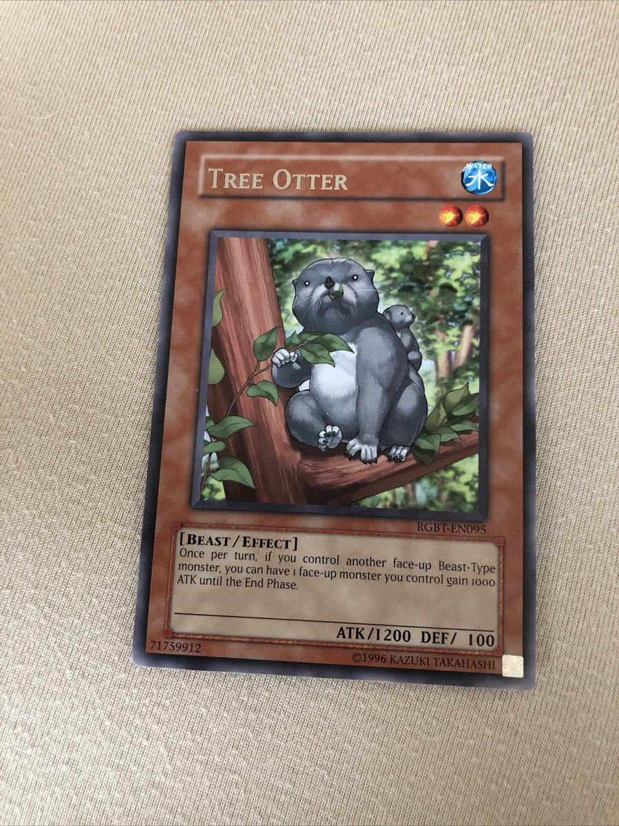 yugioh cards dollar tree Tree Otter RGBT-EN095 Yu-Gi-Oh! Card Light Play Unlimited