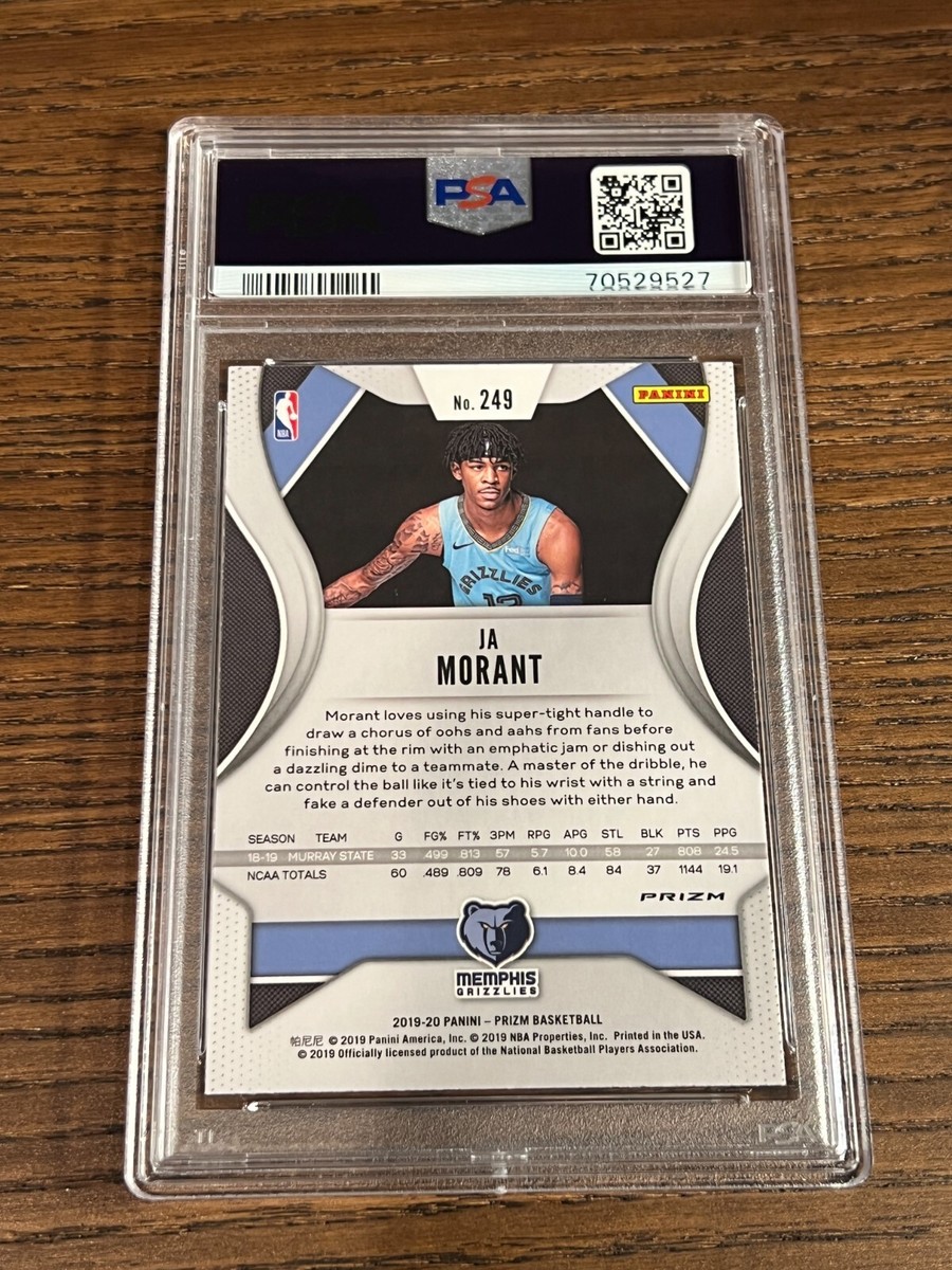 PSA 10 2019-20 Panini Prizm Ja Morant Red White Blue Prizm PSA 10 2019-20 Panini Prizm Ja Morant Red White Blue Prizm