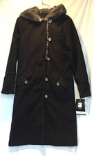 Nils Women Nadia 3/4 Length Resort Winter Snow Coat Black Size Small New