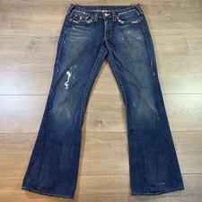 True Religion Women s Joey Woodstock Flare Jeans Sz 30 USA 04-503 Boot