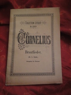 LIBRO DE PARTITURAS CANNELIUS Collection Litolff nº 2360 edición para soprano