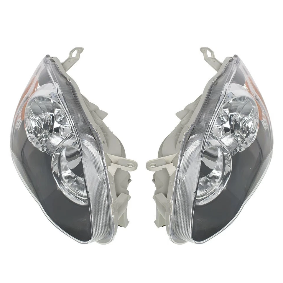 Faros de repuesto negros izquierda+derecha para Toyota Corolla 2003-2008 Foto 3 de 4