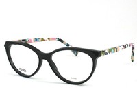 Fendi Brillenfassung FF0171 TTY/15 Bk Multicol Schwarz Schmetterling Damen