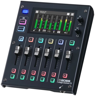 BOSS ボス/Gigcaster 5 (GCS-5) Boss Gigcaster 5 GCS-5 Live Streaming Mixer 5-channel for Guitar