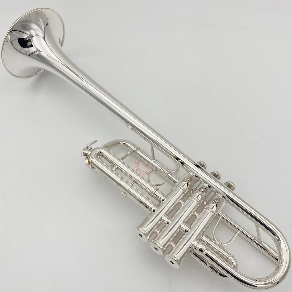 Instrumento trompeta llave C de alta calidad Foto 4 de 4
