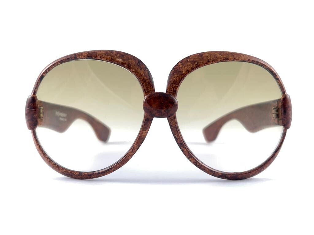 VINTAGE YVES SAINT LAURENT 543 JASPE BROWN GRADIENT LENSES VINTAGE YVES SAINT LAURENT 543 JASPE BROWN GRADIENT LENSES