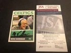 JSA MIKE GORMAN HOF AUTOGRAPHED CUSTOM SIGNED BOSTON CELTICS ANNOUNCER CARD 660
