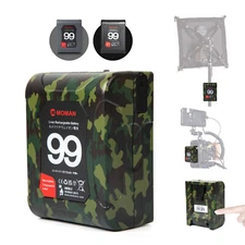 V Mount Battery Moman Camo V-Lock Battery 99Wh 15A Dual D-Tap For Camera Monitor