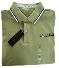 Authentic New Tommy Hilfiger Men's Regular Fit Logo Short Sleeve Mesh Polo Shirt