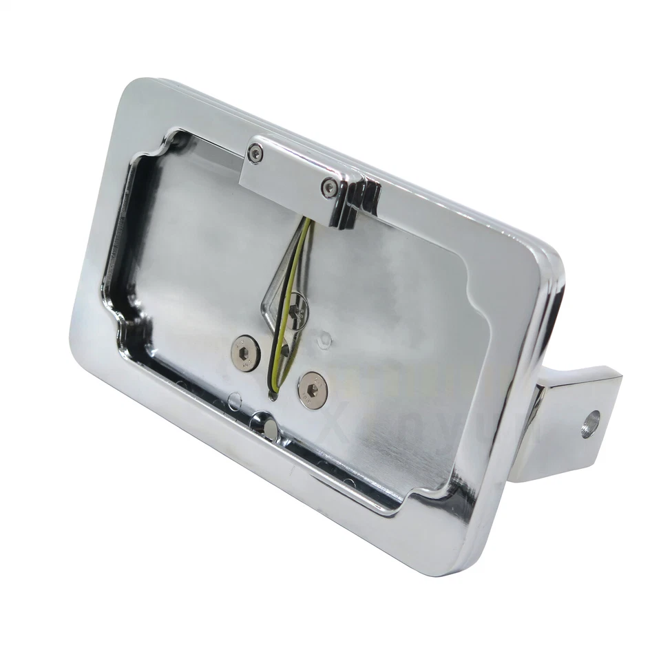 Хромированный кронштейн для рамы номерного знака боковое крепление для Suzuki GSXR 750 2000-2013 и... - Изображение 2 из 4