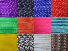 Glow in the Dark 550 Type III 7 Strand Paracord Parachute Cord 10' 25' 50' 100'