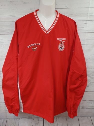 Sport Tek Red Pullover Windbreaker Magnolia Agricultural Education FFA 3XL