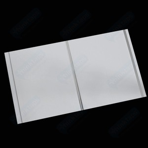 9 White Gloss & Twin Chrome Decorative Bathroom Panels for Wall ... 9 White Gloss & Twin Chrome Decorative Bathroom Panels for Wall ...