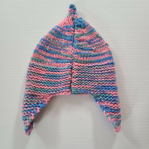 Sombrero hecho a mano tejido para bebé niña con orejeras camuflaje talla aprox. 5-9 meses - Imagen 10 de 11