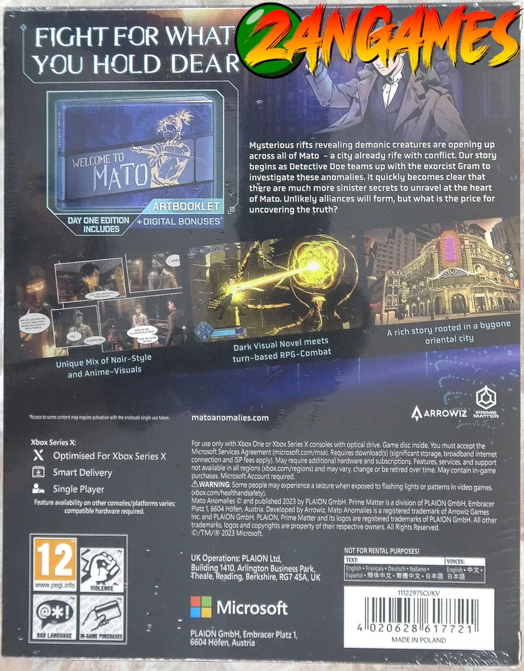 Mato Anomalies - Day One Edition (Xbox Series X) [BRAND NEW & FACTORY SEALED] - Image 2 of 4