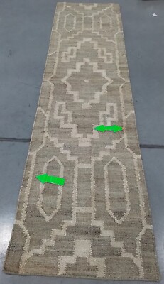 GREY / IVORY 2'-3'' x 9'-0'' Stained Rug, Reduced Price 1172768587 NFB750F-29