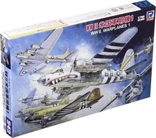 Pit Road 1/700 Scale Skywave Series WW2 U.S. Warplane 1 Plastic Model Kit S42 JP