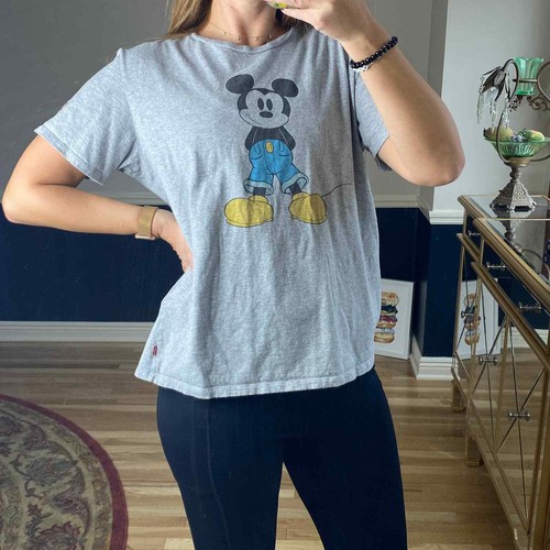 Levi's x Disney Mickey Mouses gray T-shirt size XL - 第 2/7 張圖片