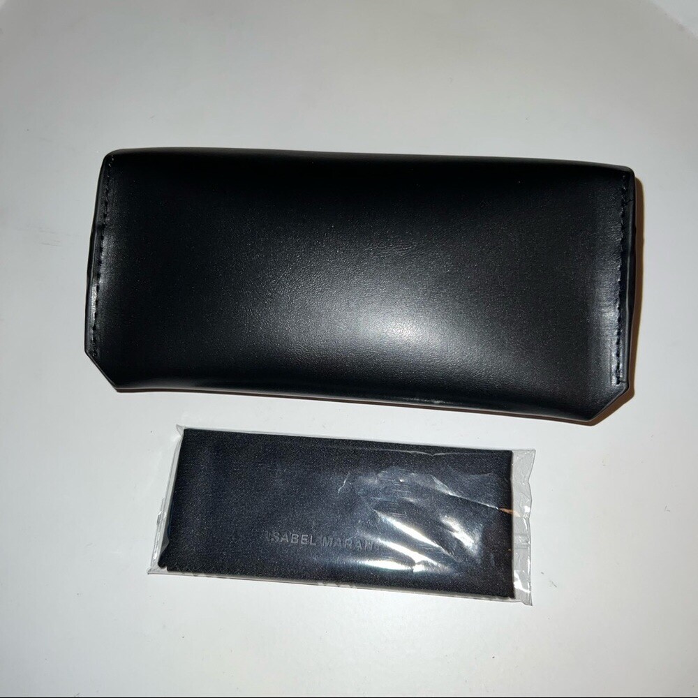 ISABEL MARANT LEATHER SUNGLASSES CASE WITH CLEANING CLOTH  display picture 1
