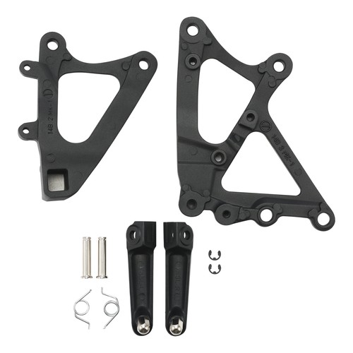 Rider Driver Foot Pegs Rest Bracket Fit For Yamaha YZF R1 2009-2014 - Picture 4 of 14
