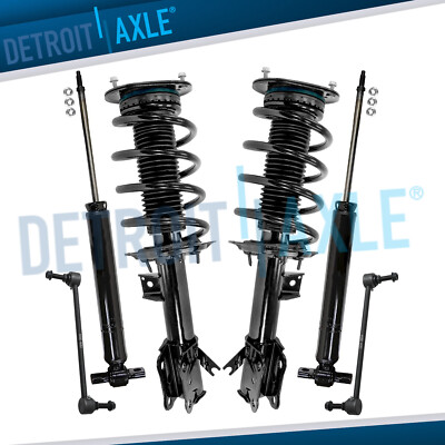 Front Struts Spring Rear Shocks Sway Bars Kit for Ford Edge Lincoln MKX Nautilus