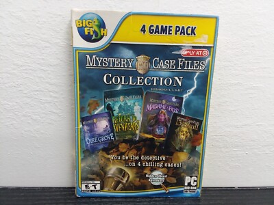 Mystery Case File Collection Episodes 4-5-6-7 ( Four Game Pack PC Game DVD ROM )