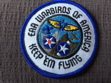 patch EAA WARBIRDS OF AMERICA ,KEEP'EM FLYING