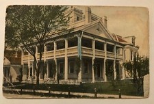 UT Postcard Bee Hive House Street View - Salt Lake, Utah vintage EE