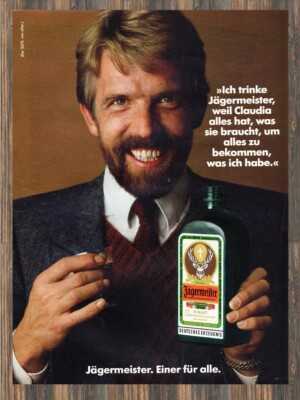 Jägermeister #2670 - Reklame Werbeanzeige Original-Werbung 1984