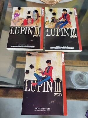 Lupin The 3rd Manga Volumes 1-3 Books