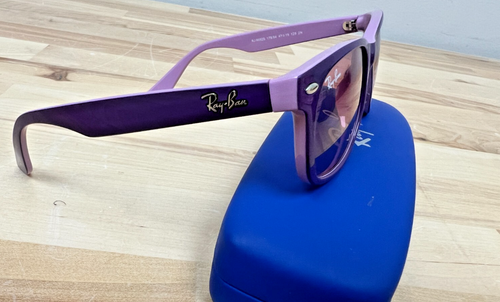 Ray-Ban Wayfarer Jr. Kids Purple Sunglasses RJ9052S 179/84 47-15 with Case - Picture 14 of 15