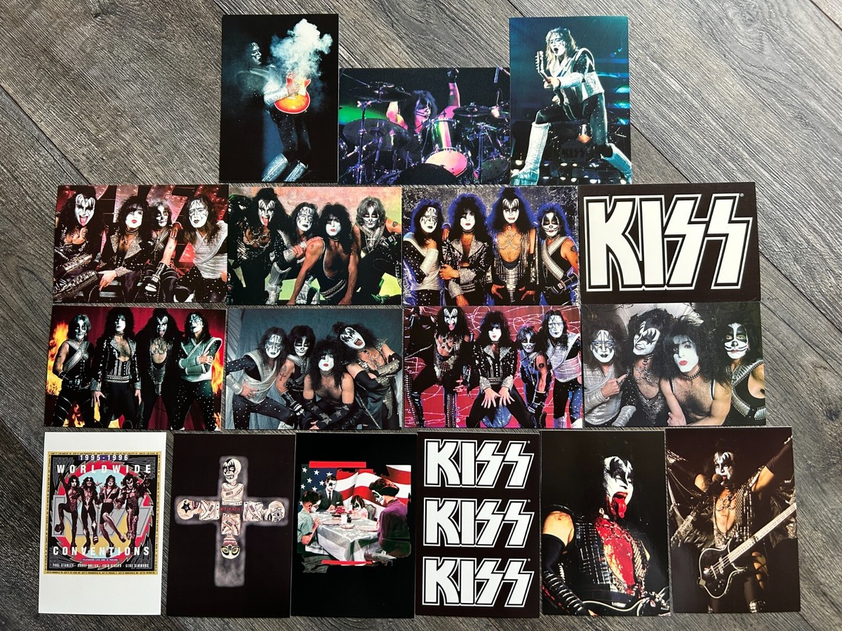 KISS POSTCARD Alive Worldwide Reunion Tour 17pc Lot Collection