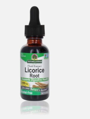 100% NATURAL Licorice Root, Fluid Extract, Alcohol-Free, 2,000 mg, (30 ml)