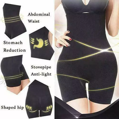 Shapemint Body Shaper Shorts a vita alta - Shapewear per donna controllo pancia - Foto 4 di 15