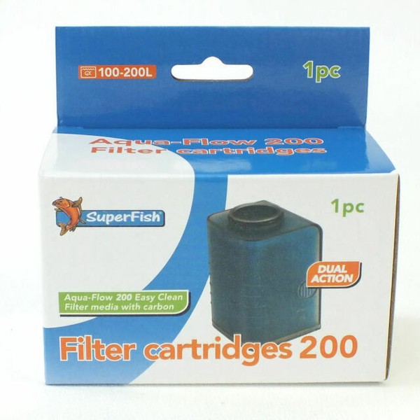 Superfish Aqua Flow 200 & 300 (A7030840) Filter Cartridge Pack of 1