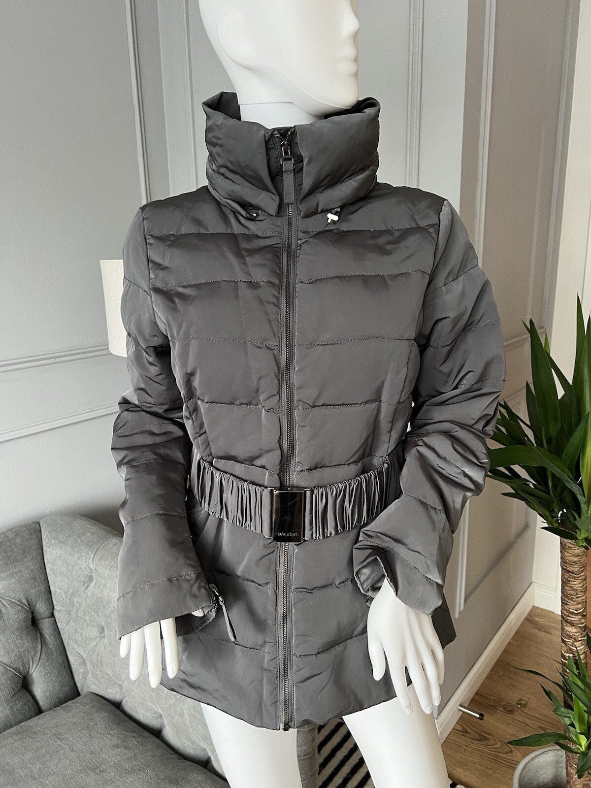 ZARA WOMAN Jacket coat size M Medium  80 % Down Quilted