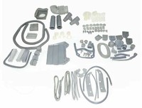 Lambretta Komplett Gummi Set Grau Farbe Gp DL Modell ECS