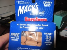 Macks Ultra Soft Foam Ultimate Comfort Earplugs Pairs with Travel Case 10 Count