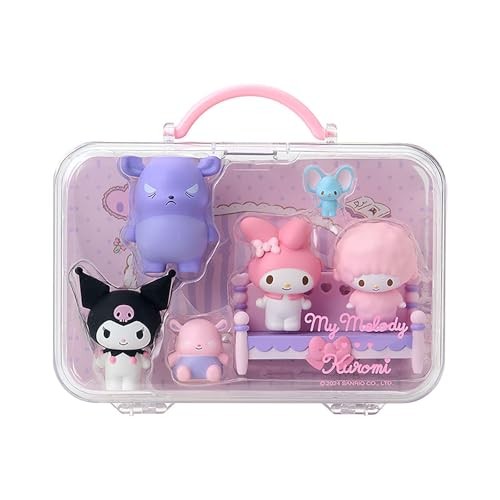 Sanrio My melody Kuromi & Friends Figure Doll Set of 6 NEW Toy Cute Japan