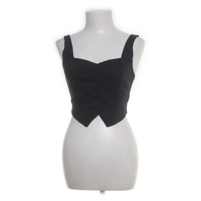 Hyfve, Top, Größe: L, HF22H088, Schwarz, Elasthan/Nylon, Nadelstreifen #noF