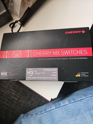 23er Pack Cherry MX Speed Silver 45cN Linear Switch Custom Mechanical Keyboard.