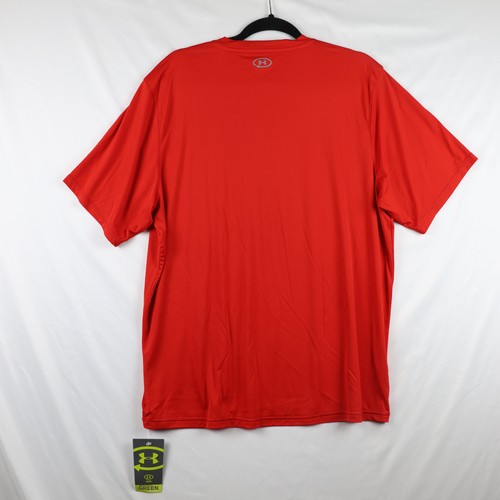 Boston University Terriers Shirt Mens Large Red NCAA Basketball Under Armour Tee - Picture 9 of 11