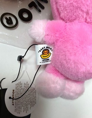 2025 A Bathing Ape BAPE BABY MILO PLUSH DOLL KEYCHAIN PINK Plush