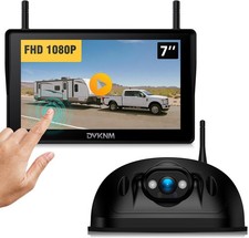 Wireless RV Backup Camera System for Furrion Pre-Wired RVs Truck Trailer, FHD 10